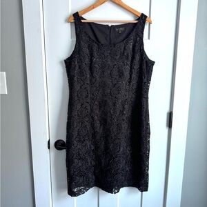 TAHARI Women’s Black Lace Dress 16